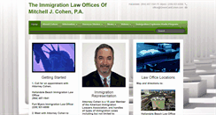 Desktop Screenshot of greencardcohen.com